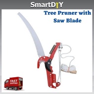 3 PULLEY WHEEL POLE TREE PRUNER TRIMMING TREE SAW TREE CUTTER RAMBUTAN CUTTER