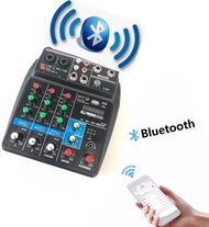 LXJ  มิกเซอร์ MIXER 4-channel MP3 USB SD มีBluetooth รุ่น LX4