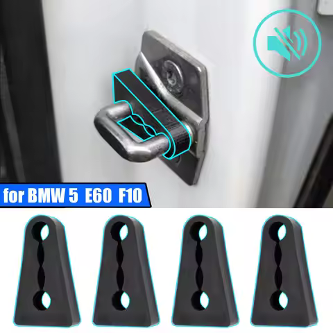Car Door Lock Sound Deadener Damper Buffer For BMW 5 Series E60 E61 F10 F11 F07 Rattling Screaks Qui