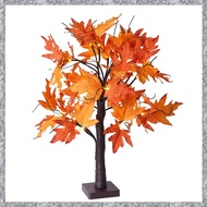 (TFAW) Autumn Decoration 60cm Light Tree with Autumn Leaves Decoration for Table Autumn