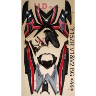 Y15 COVER SET HLD EXCITER 2022 BLACK V2