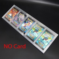 1/2/3/4/5 Slot Pokemon Case Card Packs Holder Display Collection Game Cards Protector Magnetic Clear