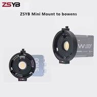 giffplatform ZSYB Z02 Adapter Mini Bowens to Bowens Mount for S100 W80B W120 ตัวแปลงเม้าท์ มินิ เป็น