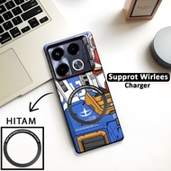 SoftCase So Cool Supprot Wireless Charger MotIF GUNDAM Infinix Note 40s/Note 40 PRO/NOTE 40 / Note 4