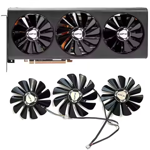 95MM 85MM 4Pin CF1010U12S DC 12V 0.45A XFX RX 5700 GPU Cooler for XFX RX 5700 Radeon 5700 XT 5600XT 