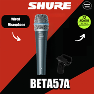 Shure Beta57a Supercardioid แบบไดนามิกไมโครโฟน Beta57 Percussion Drums Instrument Mic มือถือแบบมีสาย