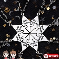 WOW New Stitching 3/4/5/6/8Pcs/Set Best Friend Sisters Good Friend Necklace Bff Pendant Letter Neckl