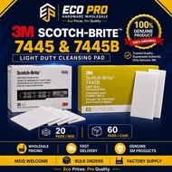 {EP Hardware} 3M 7445 7445B Scotch Brite Light Cleansing Hand Pad / Scrubbing Pad