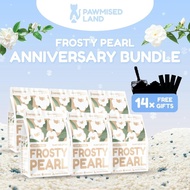 (SUPER FROSTY MONTH LIVE ONLY) Pawmised Land Pasir Kucing Plant Litter Frosty Pearl - 6L to 36L (2.5