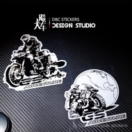 R1200GS F800GS F700GS Motorcycle Modified Side Box Sticker Unique Waterproof Reflective Decal 22