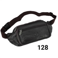 Pouch Bag Leather Waist Bag Waterproof Beg Pinggang Beg Lelaki Beg