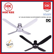 KDK W56WV 56" DC Ceiling Fan without light