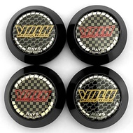 4PCS 65mm Resin Logo Volk Racing Rays Car Wheel Center Cap Rays TE37 CE28 RE30 ZE40 Wheel Rim Cover
