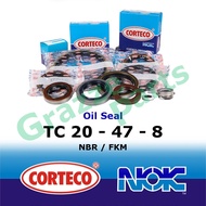 NOK Corteco Clutch Shaft Oil Seal for Suzuki SJ410 (20*47*8)