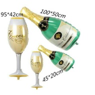 Wine bottle balloons - wine bottle shaped balloons - Bong Balloon Shop