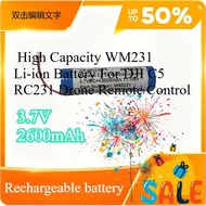 3.7V 2600mAh High Capacity WM231 Li-ion Battery For DJI C5 RC231 Drone Remote Control
