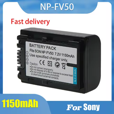 High Quality FV50 FV70 FV100 FV30 FH60 FH70 FH100 CX700 CX7 Battery 1150mAh 7.2V LI-ION Camera Batte