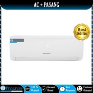 PTR AC SHARP 1/2 PK AH-A5UCYN / AHA-5UCYN 340W + PASANG