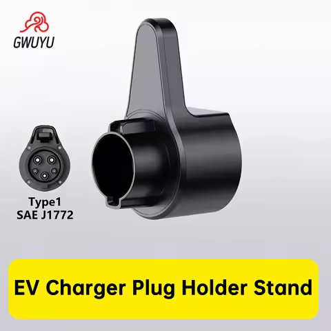 GWUYU EV Charger Gun Holder Type 1 SAE J1772 Plug EV Charging Adapter Gun Fixed Socket Electric Vehi