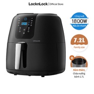 Nồi chiên không dầu Lock&Lock 7.2L EJF296BLK – Hàng chính hãng chiên được nguyên con gà