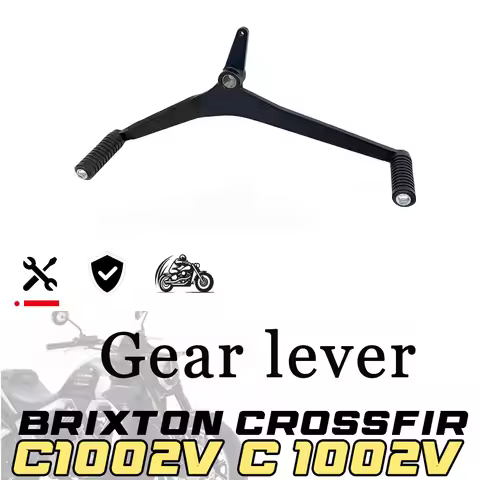 For BRIXTON CROSSFIR C1002V C 1002V modified black gear shift lever for c1002v c 1002v