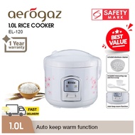 Aerogaz EL-120 1.0L Rice Cooker