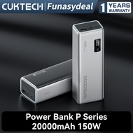 CUKTECH No.15 Power Bank 20000mAh PB200P 150W 3-Port Output Portable Screen Display Power Bank For M