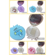 Mini Makeup Mirror Portable Vanity Mirror Cosmetic Pocket Mirror with comb