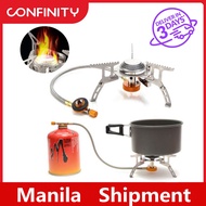CONFINITY 3500w Camping Gas Stove Burner Split Ultralight Cookware Burner for Outdoor Hiking Equipment Cookware Camping Split Gas Stove Hiking Camping Equipment Wood Stove Gas Burner Widesea Outdoor Gas Stove Camping Gas burner Folding Electronic