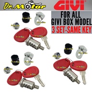 Givi Box Key Lock Set Kunci Box Givi Kappa Kotak For All Givi Box Model Front Side Rear Back Top Cas