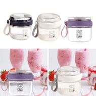 [uguuiya] Salad Cup 650ml Yogurt Cup Cereal Cup Jars Oatmeal Storage Cup Oatmeal Container for Yogur