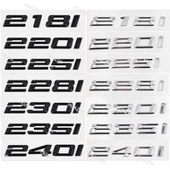 ABS Car Rear Trunk Letters Logo Badge Emblem Sticker For BMW 2 Series 216i 218i 220i 225i 228i 230i 