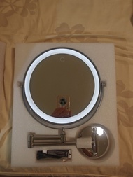 LED 燈化妝鏡 放大鏡 伸縮臂