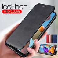 leather Flip Magnetic case For samsung galaxy a21s a51 a71 a217F a515F a715F a31 a41 a10 a20 a30 a40 a50 a30s phone book