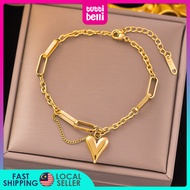 Titanium TTBL69 Adult  Bracelet 316L Stainless Steel / Rantai Tangan Titanium Original 18K Dewasa