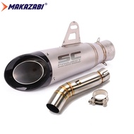 สำหรับ HONDA CBR500R CB500X CB500F 2012-2021ระบบไอเสียมอเตอร์ไซค์สัมผัสกลางข้อต่อท่อกับท่อไอเสีย CBR