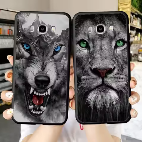 Wolf Lion Tiger Animal Phone Case For Samsung J 7 plus 7core J7 neo J6 plus prime J6 J4 J5 Mobile Co