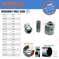 MRBISON BRAND MASONRY HOLE SAW CEMENT HOLE SAW CONCRETE HOLE SAW MATA LUBANG AIRCON KONKRIT SIMEN HO