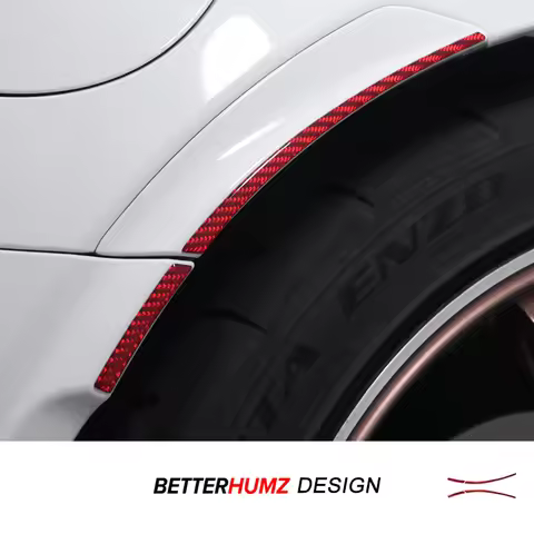 For Subaru BRZ/Toyota GR86 2021- Carbon Fiber Car Wheel Fender Anti-collision Strip Decoration Prote