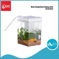 ANS Betta Competition Display Tank 13x12x19cm Fish & Aquatic