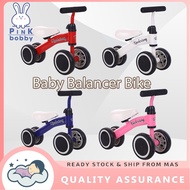 Baby Kids Walker Balance Bike Bicycle basikal kanak kanak Baby Toddler Mini Four-Wheeled Bike basika