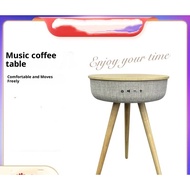 Party Music Player Smart Furniture Speaker Desk Wireless Charger Loud Portable WoodenTable Speaker B