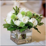 Square Glass Jar - Square Cylindrical Glass Jar