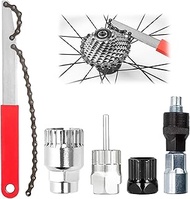 Chain Whip and Puller Set, Universal Gear Puller, Cassette Removal Tool, Bicycle Cassette Removal To