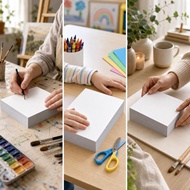 A4 White Cardstock Paper for Art Painting & Handicraft  Projects