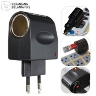 Car Charger Switch Adaptor EU Plug 12V 500mA
