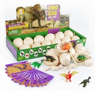 Touber Dinosaur Eggs Excavation, Dig a Dozen Dino Eggs Kit Dinosaur Eggs for 4-11 Year Olds Kids Eas