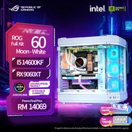 MOGXMOON Intel  I5 14600KF RX9060XT DDR5 16G B760M Desktop Assembled Gaming PC CS2 Valorant PUBG For