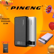 PINENG PN-861PD Type-C PD+QC 22.5W 20000mAh Quick Charge 3.0 PN861PD Fast Charge Power Bank