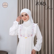 KATUN AMMARA FASHION | ZORA DRESS White Black Cotton Gamis Premium LinenPOLO for Hajj, Umrah, Ihram,